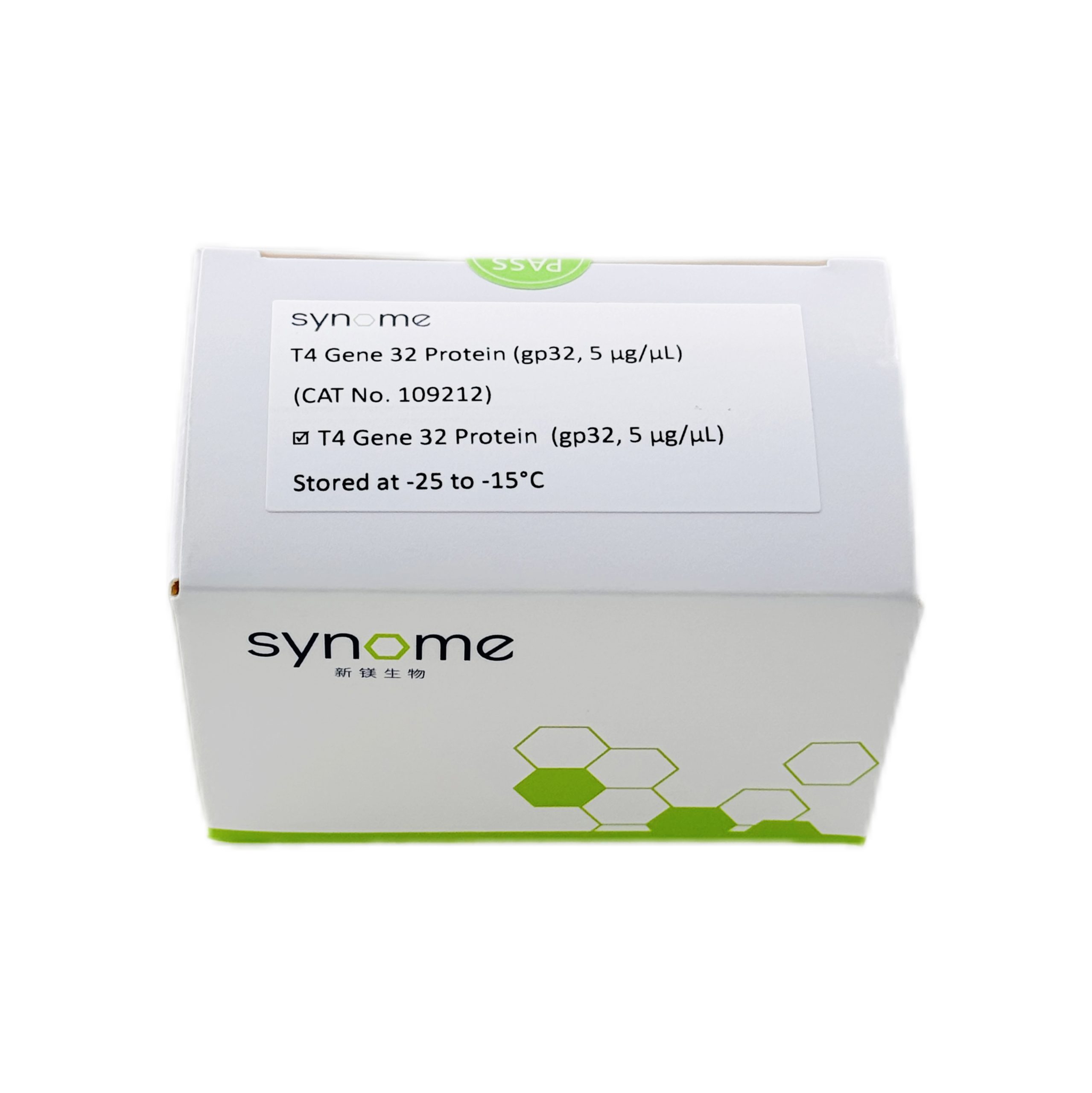 T4 噬菌体基因 32 编码蛋白 (gp32, 5 ug/uL) – Synome-新镁生物